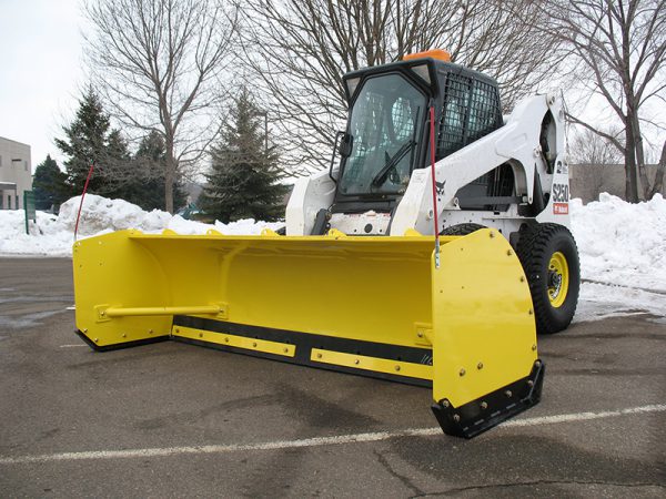 skid steer blade attachment snow removal pusher for sale winnipeg