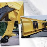 skid steer blade attachment snow removal