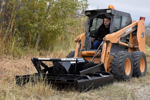 extreme duty skid steer brushcutter