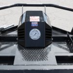 blue diamond severe duty skid steer attachment brushcutter 3/4 view