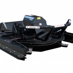 blue diamond severe duty skid steer attachment brushcutter 3/4 view