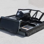 blue diamond severe duty skid steer attachment brushcutter 3/4 view