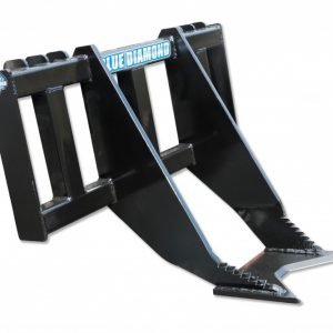 skid steer tree grubber remover attachment blue diamond skid-steer