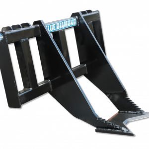 skid steer tree grubber remover attachment blue diamond skid-steer