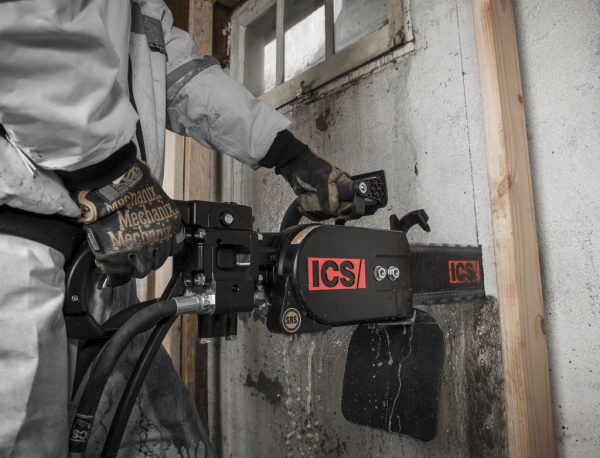 cut through concrete like butter with a hydraulic chainsaw built for that ICS water clean