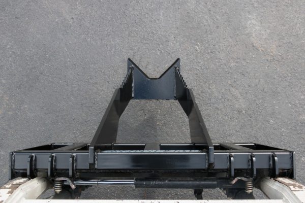 tree grubber attachment for skid-steer overhead view winnipeg dealer blue diamond tough heavy duty