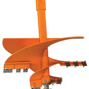 heavy duty tree auger drilling light rock and permafrost conditions