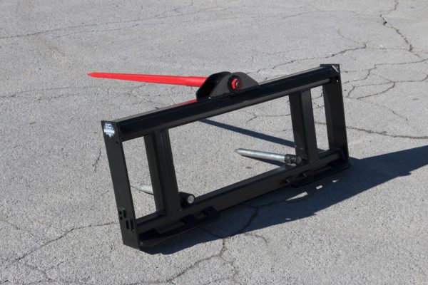 skid steer hay fork bales prevents damage