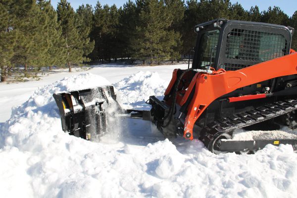 skid steer with v plow blade attachment reseller in Manitoba Saskatchewan