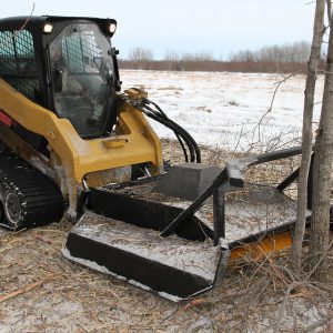Extreme Heavy-Duty Brush Mower skid steer