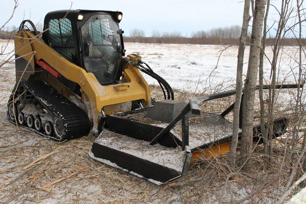 Extreme Heavy-Duty Brush Mower skid steer
