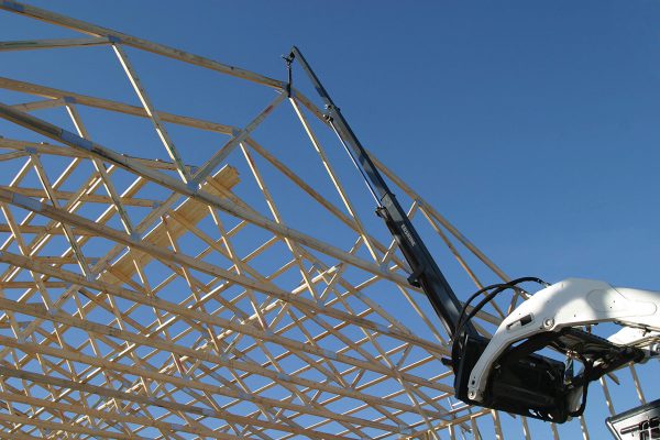 building teleboom skid steer