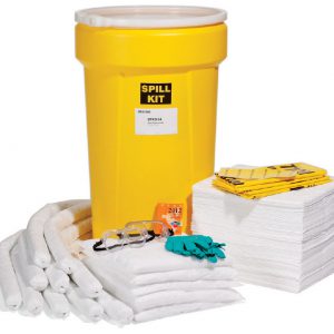 spill kit oil cleanup 55 gallon capacity