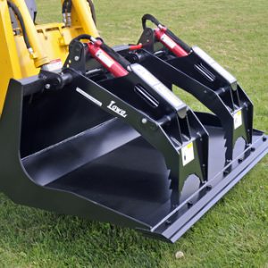 lowe bucket grapple for skid steers