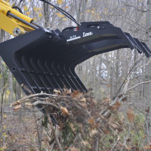 lowe grapple bucket farming skid steer attachment