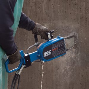 hydraulic concrete saw handheld wall cuts