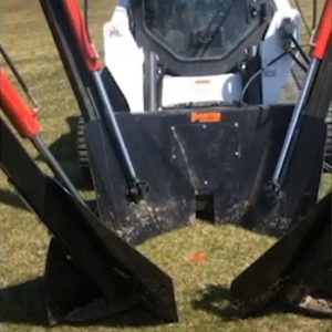 tree spade hydraulic attachment skid steer details