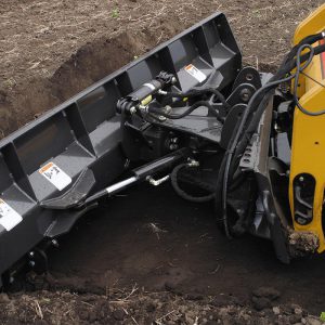 6 way control dozer blade for skid steer