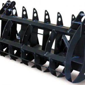 erskine grapple rake for skid steers and excavators tractors