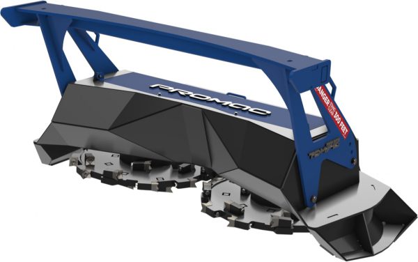blue twin blade disk mulcher promac in manitoba